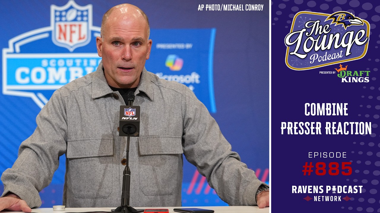 Takeaways From Eric DeCosta & Jesse Minter at Combine | The Lounge Podcast