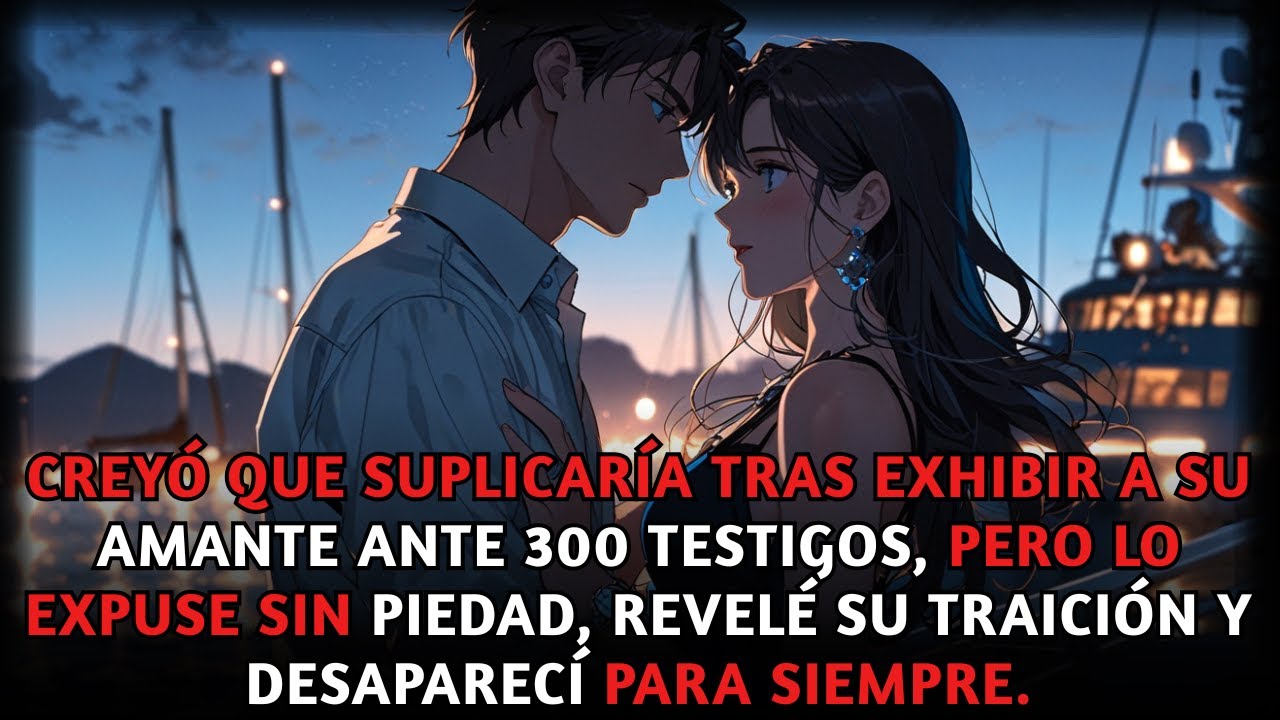 Creyó que rogaría tras exhibir a su amante ante 300 testigos; pero yo revelé la verdad y me fui.