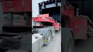 Low-Bed Trailer Secret#Trailer #HeavyHaul #Engineering #Knowledge