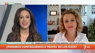Entrevista a la Dra  Salomé Abenza en TV 7 Región de Murcia por Tati García