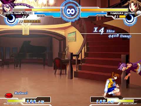 【MBAACC】Cさつき　ゲージ使用　起き攻めルート