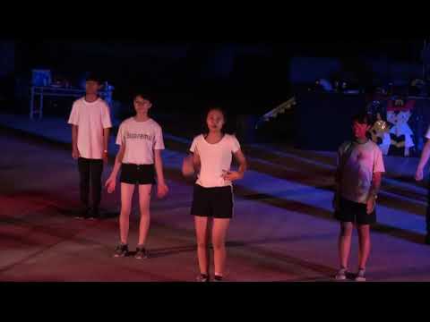 107級「電電商心不可行 會來抓寶財開心」 第五中隊表演