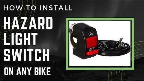 How to Install Hazard Light Switch in Bike | Apache RTR 160 4v