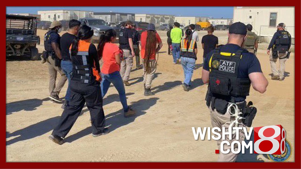 Hundreds apprehended in two workplace ICE raids