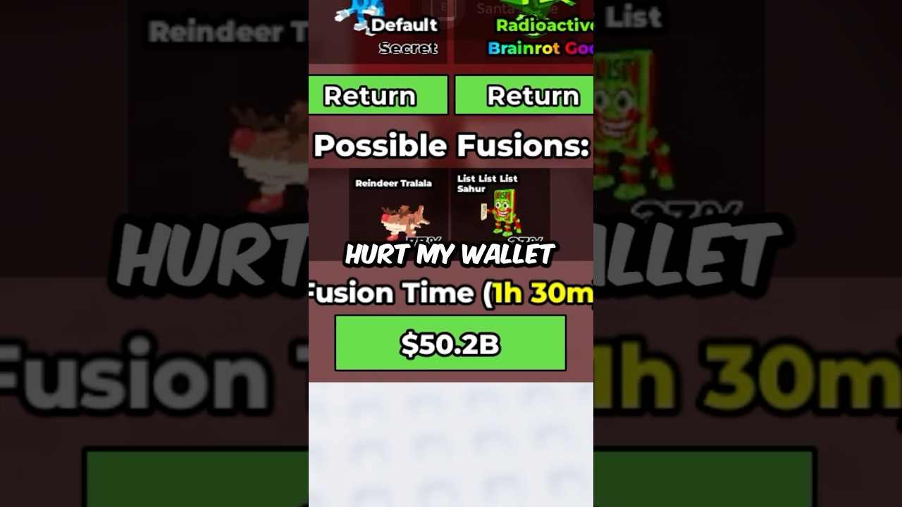 🤯 FUSING RAREST BRAINROTS FOR COOKI N MILKY?! (Steal A Brainrot Santa Fusion) 🎁