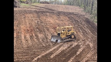 Cat D6 moving mountains and pushing tree tops!!