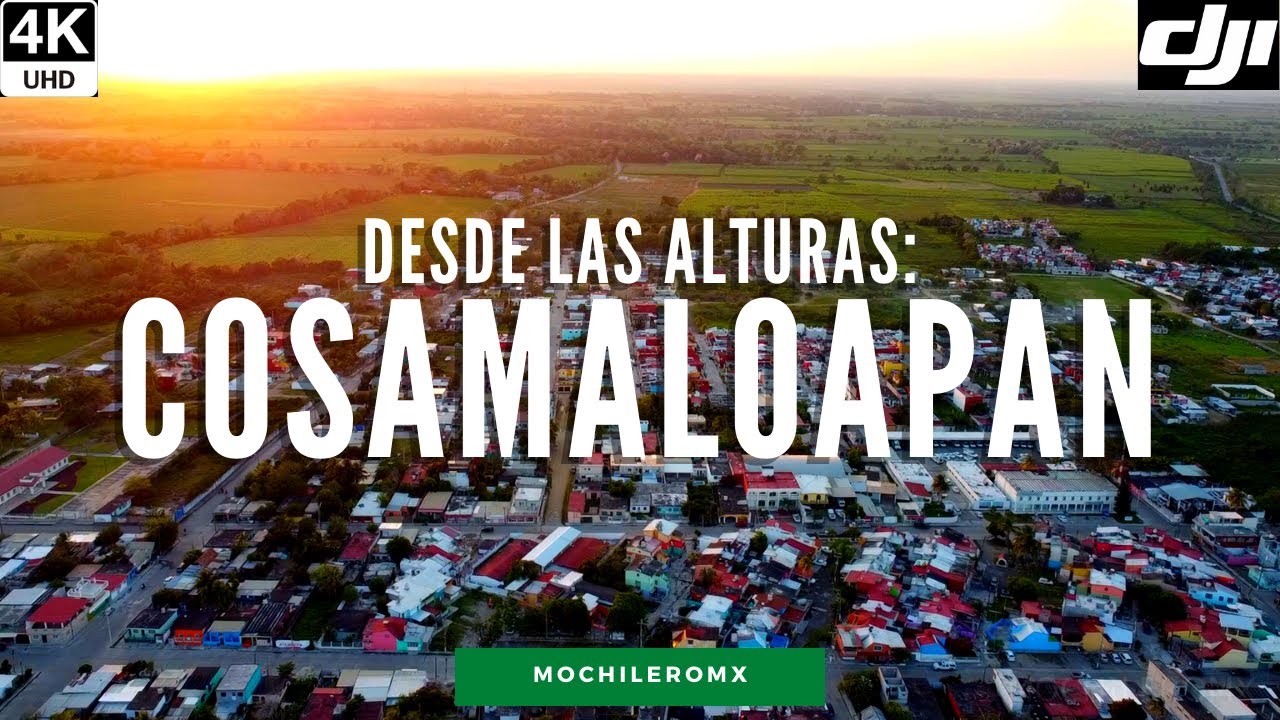 [4K] Cosamaloapan, Veracruz desde las alturas La Iguana, son jarocho DRONE DJI MINI
