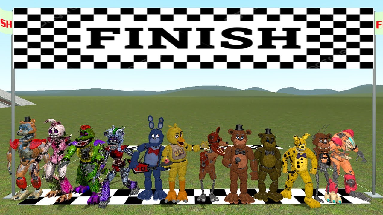 WHO THE FASTEST FNAF Family in Garry's Mod!