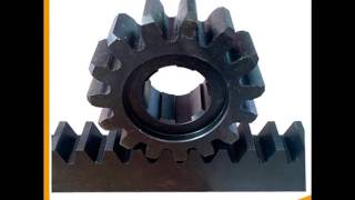S45C Pinion Gear With Black Oxide