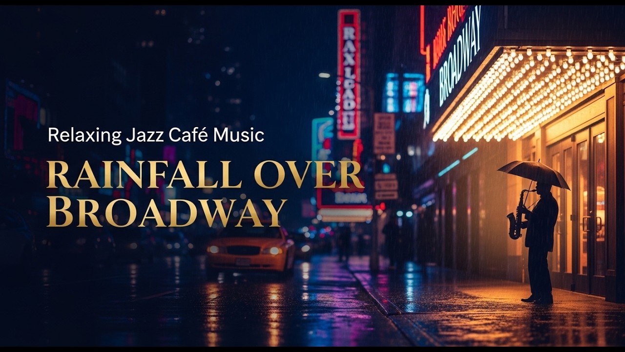 [NEW JAZZ 2026] JAZZ MUSIC INSPIRATION ☕ Rainfall Over Broadway