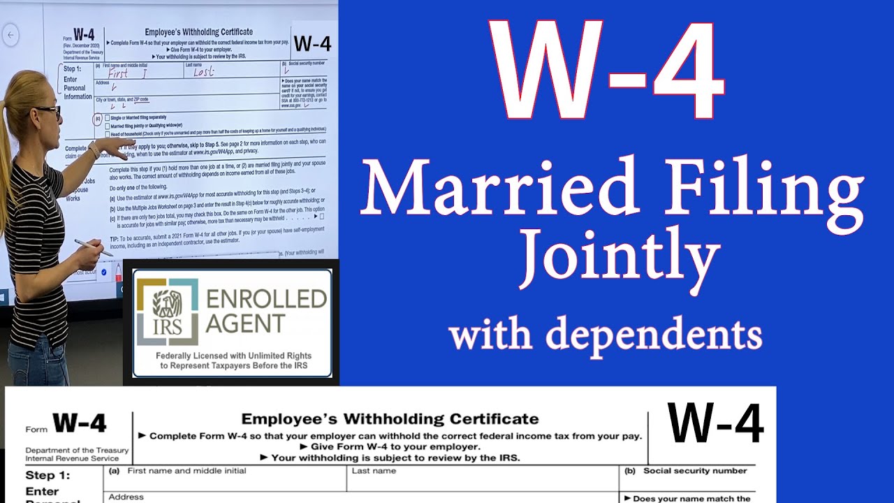 W4 for Married filing jointly with dependents. w4 Married filing