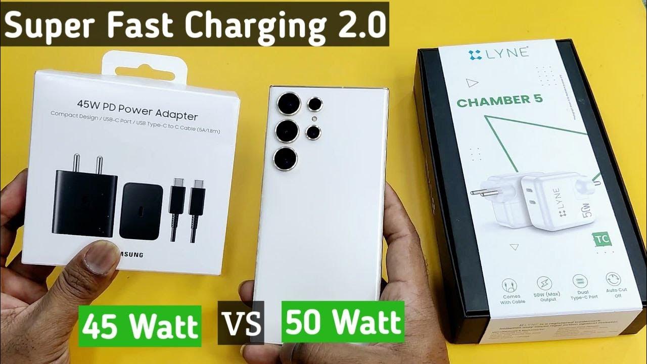Samsung S23 Ultra SuperFast Charging 2.0 Best 45 Watt Charger Unboxing & Review YouTube