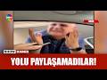 Direksiyondaki kadına vurmaya kalktı!