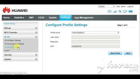 WLAN MAC Filter in Zong Bolt