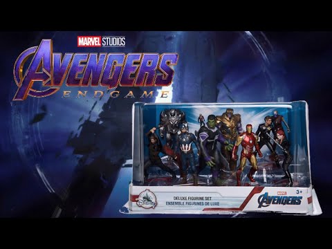 disney store avengers endgame deluxe figurine playset