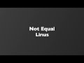 【オフボーカル】Linus /not equal  カラオケ原曲キー【歌詞付き】
