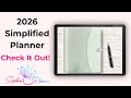 ✨ 2026 Simplified Digital Planner✨