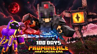 I Survived 100 Days as a BLOOD DEATH KNIGHT in Prominence II Minecraft...