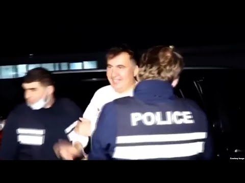 Video Shows Former Georgian President Mikheil Saakashvili Being Detained