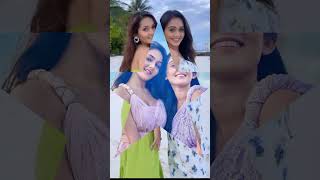 Ki Meera With Real Sister