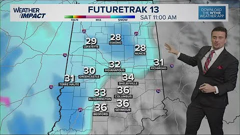 Snow flurries to a burst of accumulating snow Saturday across Indiana | Latest snowfall forecast