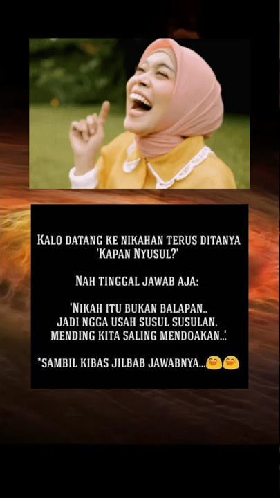 ketika ditanya kapan nikah⁉️