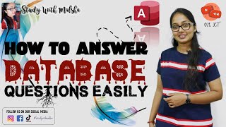 Database 10 Marks Question | Primary Key | Foreign Key | Data types | Composite Primary Key