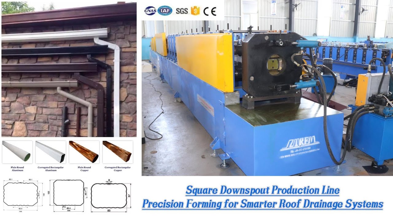 Zhongtuo Square Downspout Production Line  — Precision Forming for Smarter Roof Drainage Systems