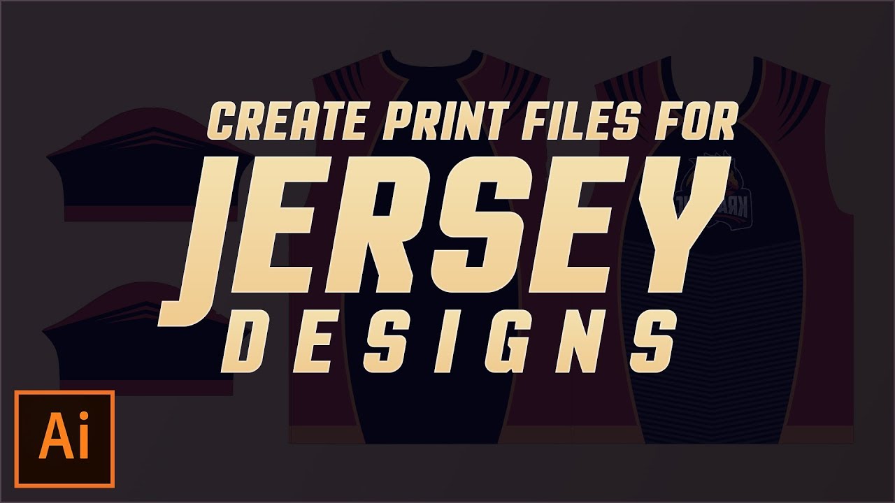 Creating Sublimation Print File From a Jersey Mockup