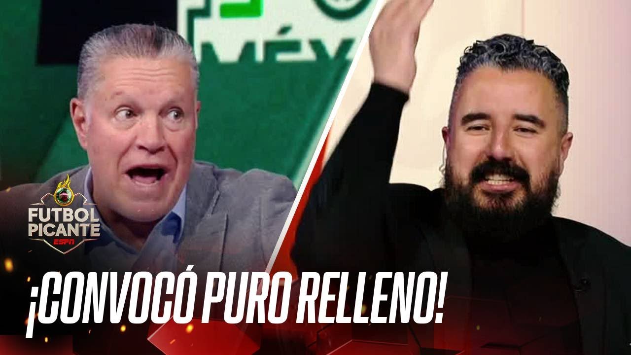 ¡POLÉMICA en la mesa de FUTBOL PICANTE por la CONVOCATORIA de la SELECCIÓN MEXICANA!