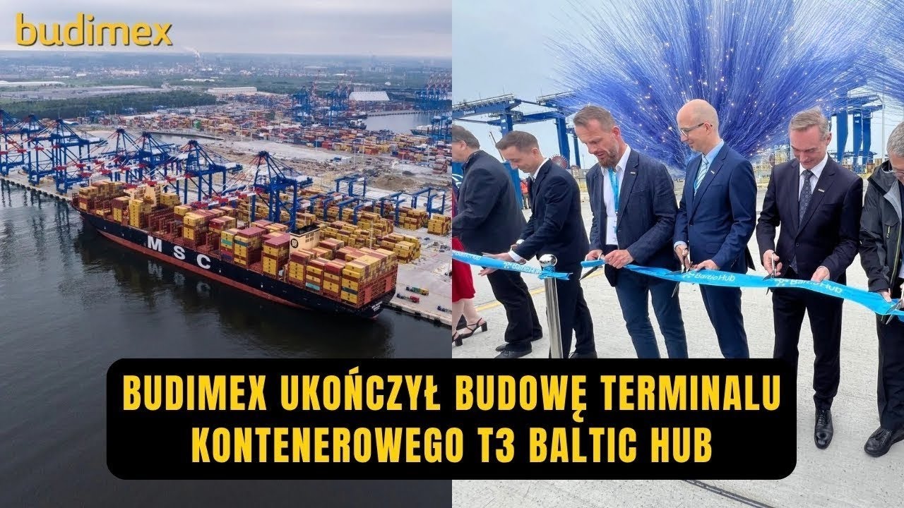 Terminal T3 Baltic Hub gotowy! Budimex zakończył największy projekt hydrotechniczny w Polsce