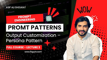Unlock Output Customization with Persona Patterns – Master AI Control | Asif Ali Shoukat Reveals