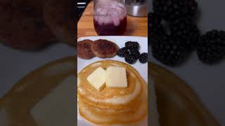 Pancakes ? sausage #breakfast | zo kitchen