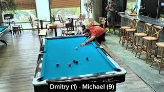 2025-11-14 - Straight pool - race to 100 - Michael v Dmitry #tigressbilliards