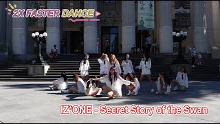 [Kpop 2X Faster Dance] IZ*ONE - Secret Story of the Swan by ZhiXin지흔