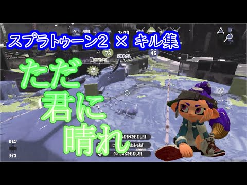 【Splatoon2】祝1000回再生記念キル集！！×ただ君に晴れ【Kill Collection】