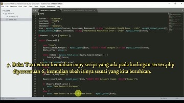 Teknologi Web Service Pertemuan 11 - CRUD File Master Kategori