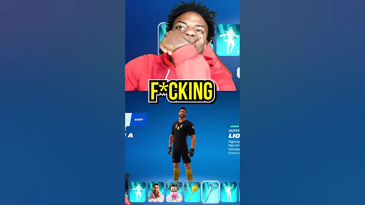 IShowSpeed's Fan Gifted to him Messi Skin in Fortnite!😭