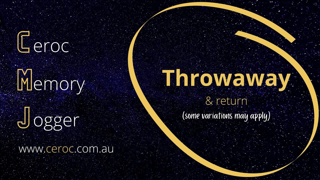 Beginner Ceroc Moves - Throwaway