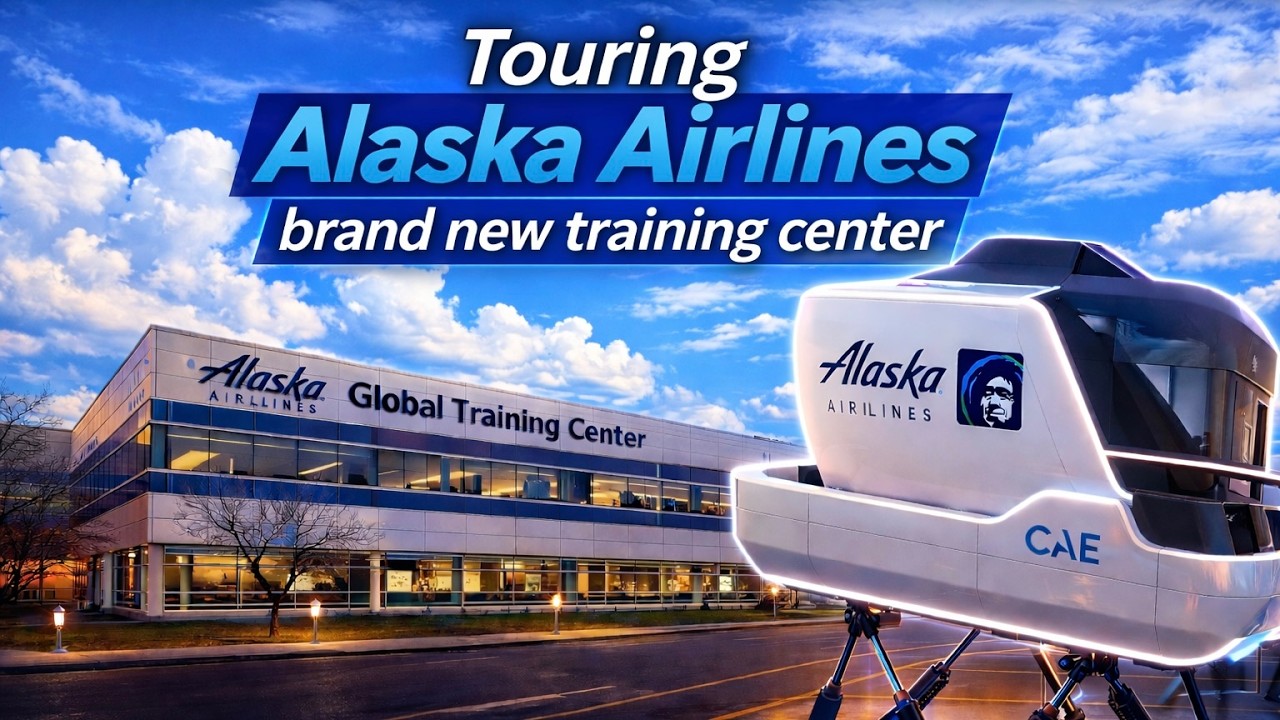 Экскурсия по глобальному учебному центру Alaska Airlines!