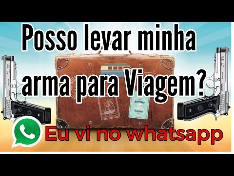 Vídeo: Posso Levar Uma Arma Pneumática Comigo