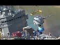 【防衛省から…】激撮！とうとう主砲が…目の前に現れた…【護衛艦「とね」オート・メラーラ76mm砲…！？】海上自衛隊 呉基地 2022年3月16日【戦艦大和造船所】【利根】【定期検査】【レールガン】