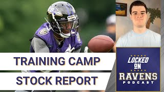 Stock report from Baltimore Ravens 2022 training camp