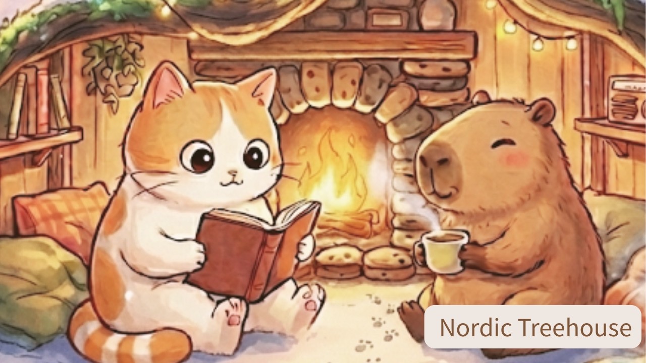 Cozy Nordic Treehouse | Deep Focus Lofi for Study & Work