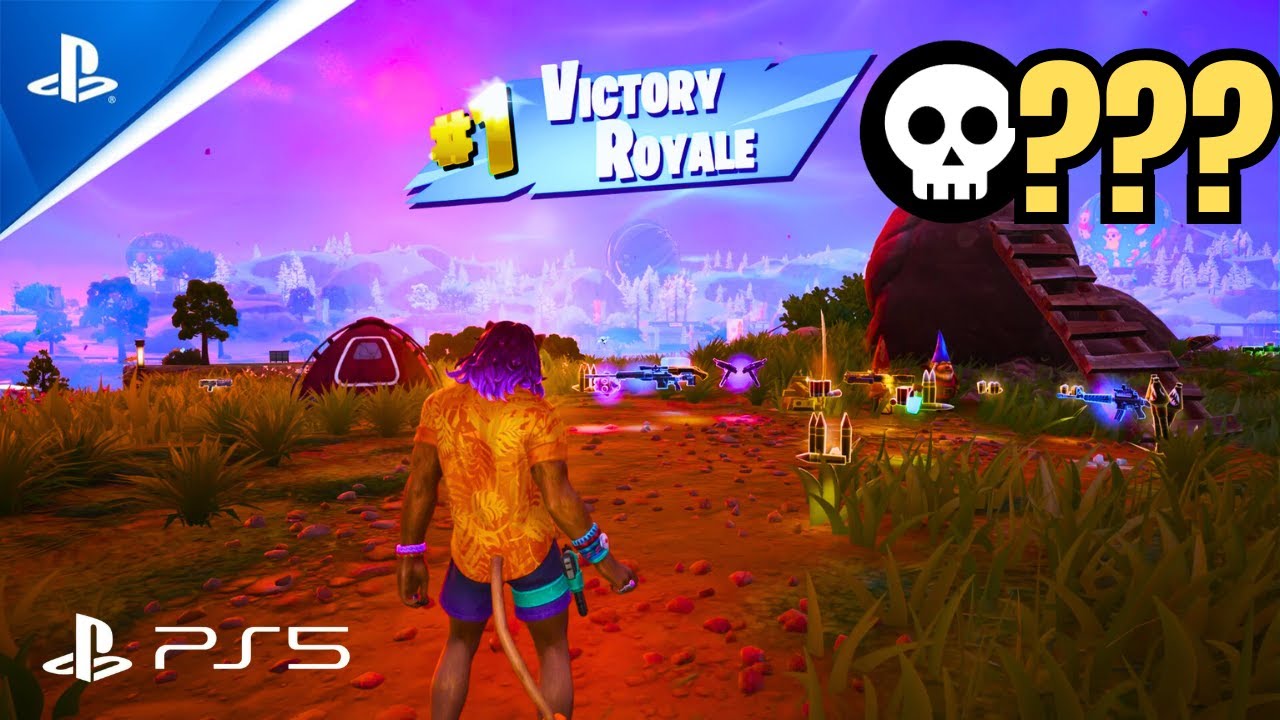 Fortnite Chapter 7 Solo Zero Build Victory Gameplay | PS5