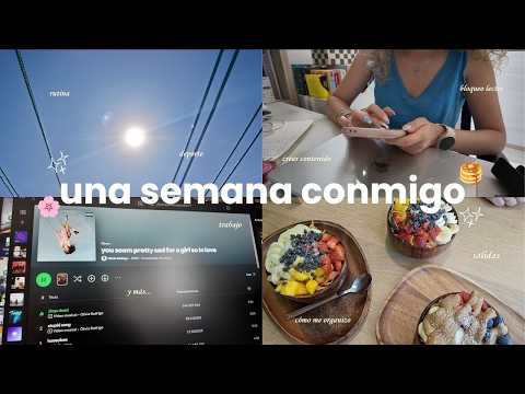UNA SEMANA NORMAL EN MI VIDA (crear contenido, bloqueo lector, máster, rutina, organización, etc) 🥞