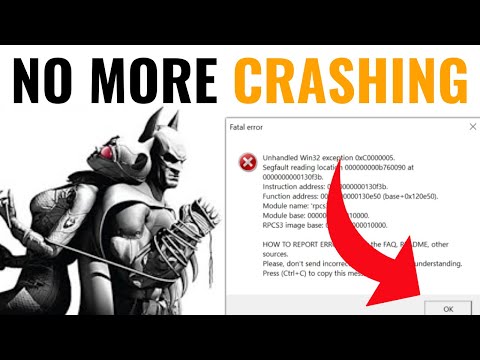 How to stop RPCS3 Games From Crashing - Easy Fix (2025)