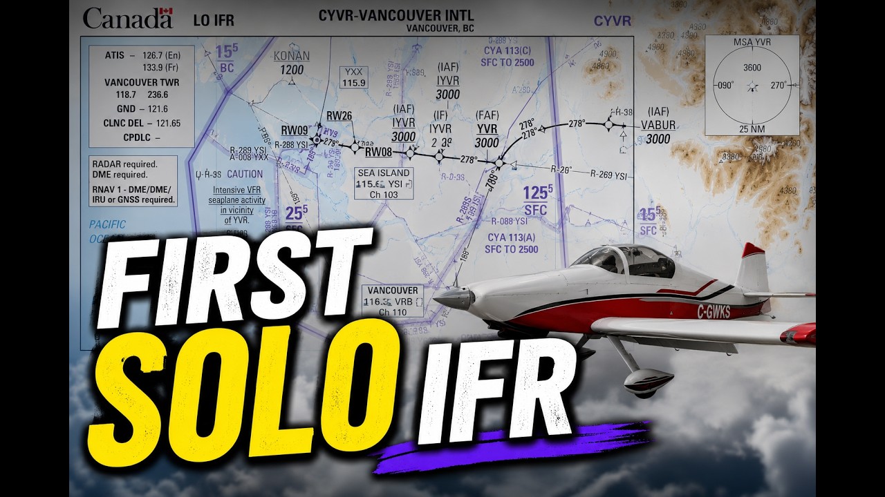 First Solo IFR Flight #aviation #generalaviation - YouTube