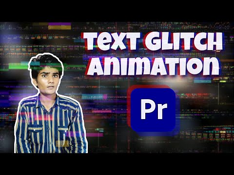 Premiere Pro CC : How to Create Text Glitch Animation