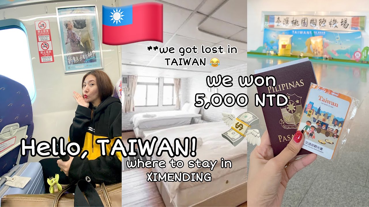 Hello TAIWAN 🇹🇼 where to withdraw NTD, we won TAIWAN THE LUCKY LAND & where to stay in XIMENDING ✨